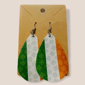 Ireland Flag Irish Pride Heritage Dangle Earrings